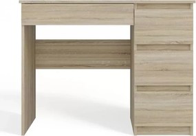 Fiókos íróasztal 90x50x77cm szürke FUR1954-1