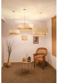 Brilagi - LED függőlámpa kábelre szerelve BOHO STYLE 3xE27/15W/230V átm. 80 cm