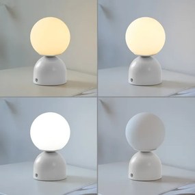 Schöner Wohnen 19218-16 - LED-fényerőszabályozású asztali lámpa RUDI LED/1,2W/5V fehér