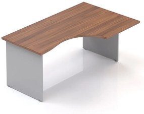 Visio LUX ergonomikus asztal 160 x 100 cm, jobb, dió
