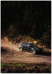 Poszterek 70x100 Fekete terepjáró Bmw