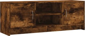 vidaXL füstös tölgy színű szerelt fa TV-szekrény 102x30x37,5 cm