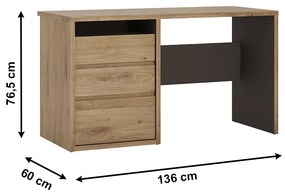 Számítógépasztal Sygrin Typ 80 (shetland tölgy). 1034179