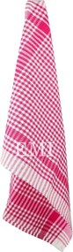 EMI piros kockás konyharuha szett 3 db