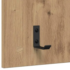 Fali Kabáthorog kézműves tölgy 90 x 40 x 10 cm Faanyag