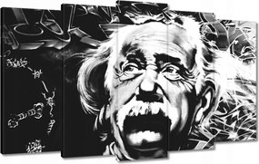 Festmények 100x60 Albert Einstein Graffiti
