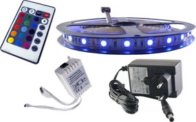 Led szalag szett 300 Smd Rgb 5050 vezérlő 1m