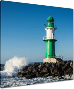 Vászonkép 90x90 Világítótorony Tenger