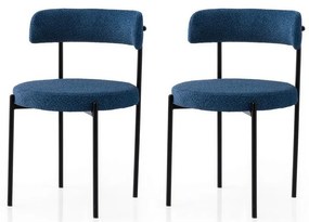 Gini Dark Blue and Black étkezőszékek, 2 db