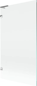 Mexen Lunar L egyajtós fürdőkádparaván 100 x 150 cm, átlátszó, króm - 897L-100-000-01-00
