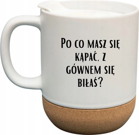 Fehér Bögre Parafa Vicces Ajándék Apák Napja Miért Kell Fürödni