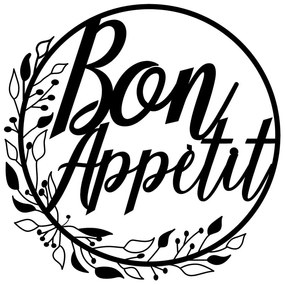 Fém fali dekoráció Bon Appetit – Wallity