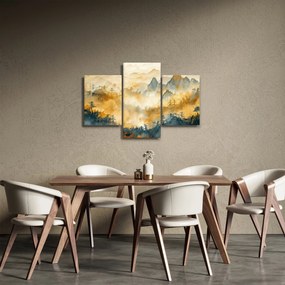 Kép - Hegyek, akvarell (90x60 cm)