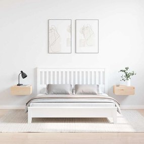 Éjjeli asztal 2 pcs Barna 39 x 34 x 16.5 cm Tömör fenyőfa