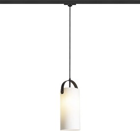 RENDL JULIETTA 31 háromáramkörös sínre opálüveg/fekete 230V LED E27 15W