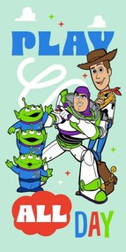 Disney Játékháború All Day fürdőlepedő, strand törölköző 70x140cm (Fast Dry)