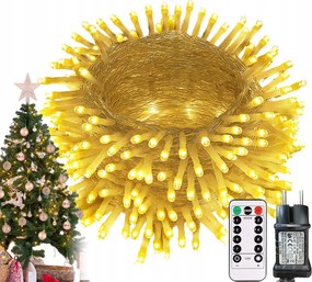 Karácsonyfa Fényfüzér 35m 350LED Meleg Fehér Kültéri/beltéri