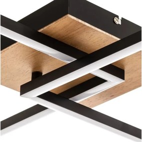 Briloner 3210-014 - LED Dimmelhető mennyezeti lámpa FRAME 2xLED/11W/230V barna