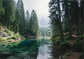 Fotótapéta Erdő Folyó Természet Tájkép Hálószoba Nappali Tapéta Flizelina 300x210