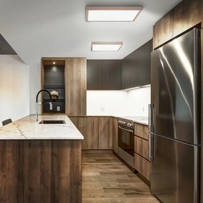 Brilagi -LED fürdőszobai mennyezeti lámpa FRAME LED/50W/230V 60x60 cm IP44 bézs