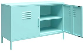 Cache világoskék fém szekrény, 100 x 64 cm - Novogratz