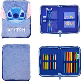 Disney Lilo és Stitch, A csillagkutya Blue plüss tolltartó töltött 2 emeletes