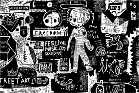 Kép - Graffiti (90x60 cm)