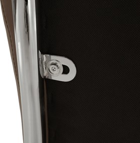 Étkezőszék, bézs/króm, SALOMA NEW