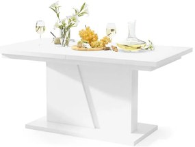 NINO kiterjeszthető étkezőasztal, fehér