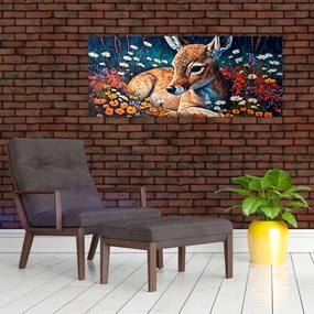 Kép - Festett szarvas (120x50 cm)