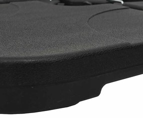 Hordozható homokkal/vízzel tölthető napernyőtalp 60 L