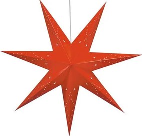 Piros függő karácsonyi fénydekoráció Saturnus – Markslöjd