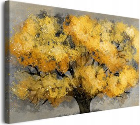 Vászonkép falikép hálószobába ősz sárga fa 80x120cm