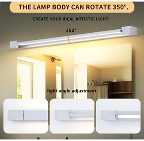 Brilagi-LED Fürdőszobai világítású tükrök AQUA LINE LED/36W/230V 120 cm IP44 matt króm