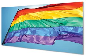 Akrilkép színes zászló 100x50 cm