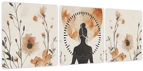 Kép - Narancssárga jóga (órával) (90x30 cm)