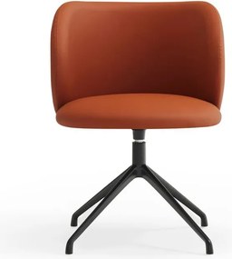 Narancssárga kárpitozott étkezőfotel Mogi – Teulat