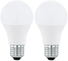 KÉSZLET 2xLED RGBW Dimmelhető izzó A60 E27/9W/230V 2700-6500K + távirányító - Eglo 11587