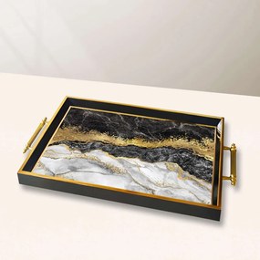Üveg tálca, 38×24 cm – TPA10031