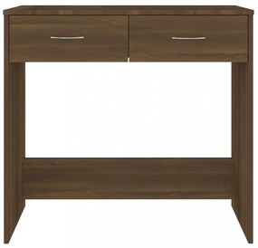 vidaXL barna tölgy színű szerelt fa íróasztal 80 x 40 x 75 cm
