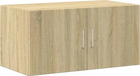 vidaXL sonoma tölgy színű szerelt fa faliszekrény 80 x 42,5 x 40 cm