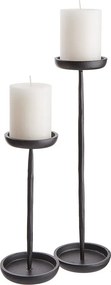 FAROL gyertyatartó, fekete 36cm