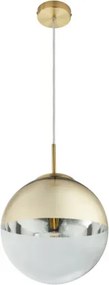 Globo 15856 Függeszték, metál arany, üveg átlátszó,arany, ø: 250, Foglalat típusa:1xE27 60W 230V