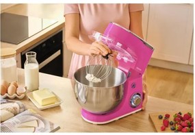 Sencor - Rozsdamentes acéltálas konyhai robotgép 1300W/230V, rózsaszín