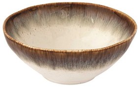Porcelán salátás nagy tál 18 cm barna Easy Life NUANCES Brown