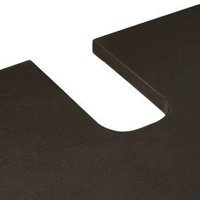 Fürdőszobai bútor szettek fiókkal ajtóval 4 pcs Fekete és Arany