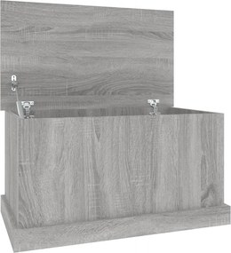 vidaXL szürke sonoma szerelt fa tárolóláda 70x40x38 cm