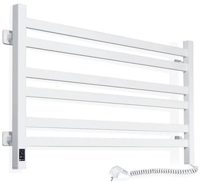AVANGARD fürdőszobai létra törölközőszárító radiátor termosztáttal 316W/230V 50,6 cm IP44 fehér jobb oldali