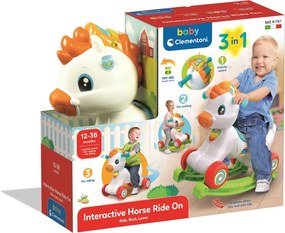 Interaktív hintaló Rainbow Rider 3 az 1-ben Clementoni