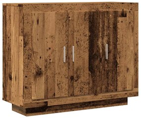 komód Régi fa 92x35x75 cm Gépelt fa